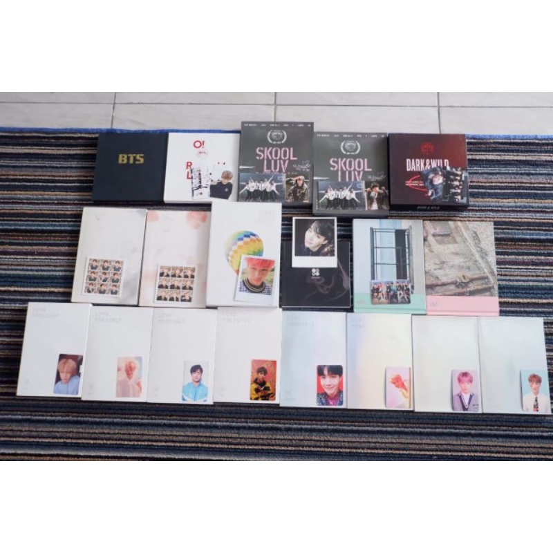 BTS ALBUM UNSEALED FULLSET DENGAN PC