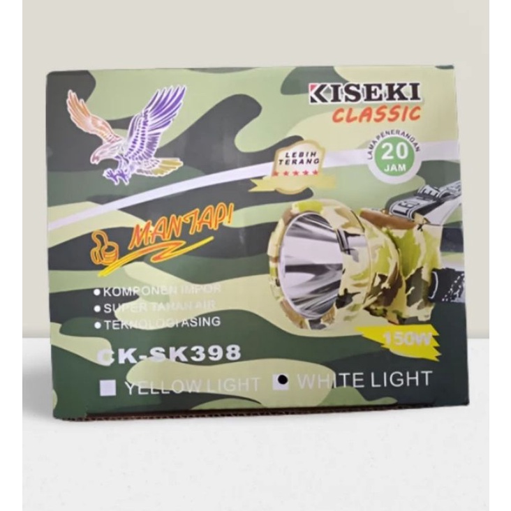 Kiseki Senter Kepala 150 Watt CK SK 389