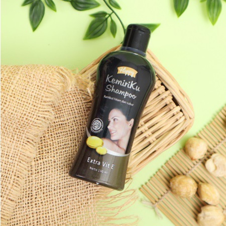 Sampo Kemiri Happy Shampoo Kemiriku Penghitam Rambut Uban Penyubur Rambut Original