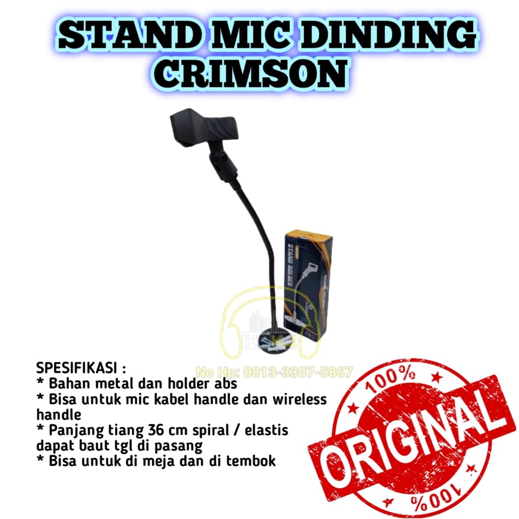 STAND MIC DINDING CRIMSON STAND MICROPHONE DINDING CRIMSON