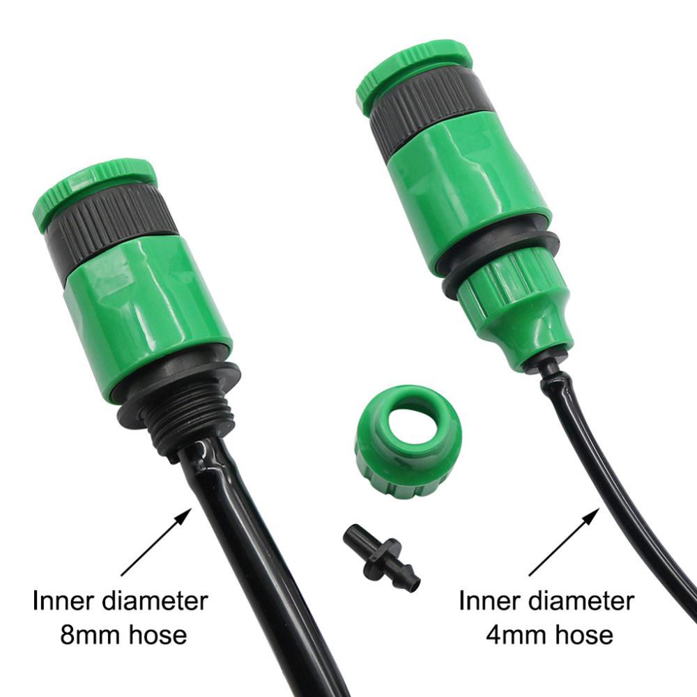 Adapter kran irigasi selang 7 &amp; 12 quick release connectors