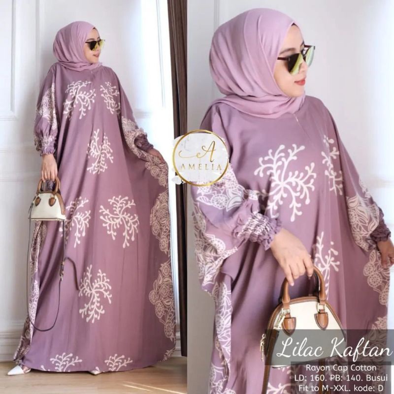 COD - miranda Maxy Gamis Muslim Aurora Dress Shakila Aksen Renda Import Ld  140 Fit XL