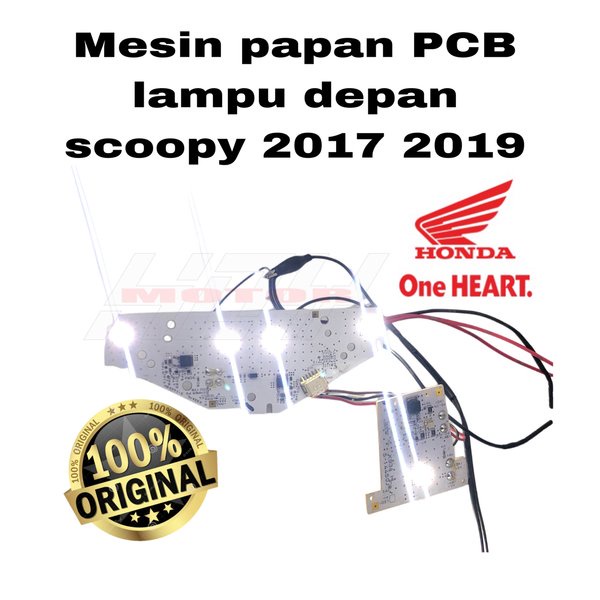 Mesin Papan Pcb Vcb Lampu Depan Scoopy K93 Thn 2017 2019 Asli Original Stok Langka