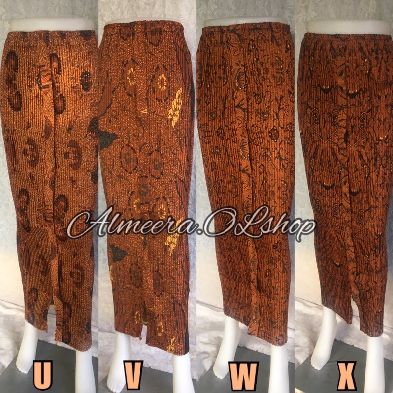 plisket wiru batik rok jarik wiru plisket