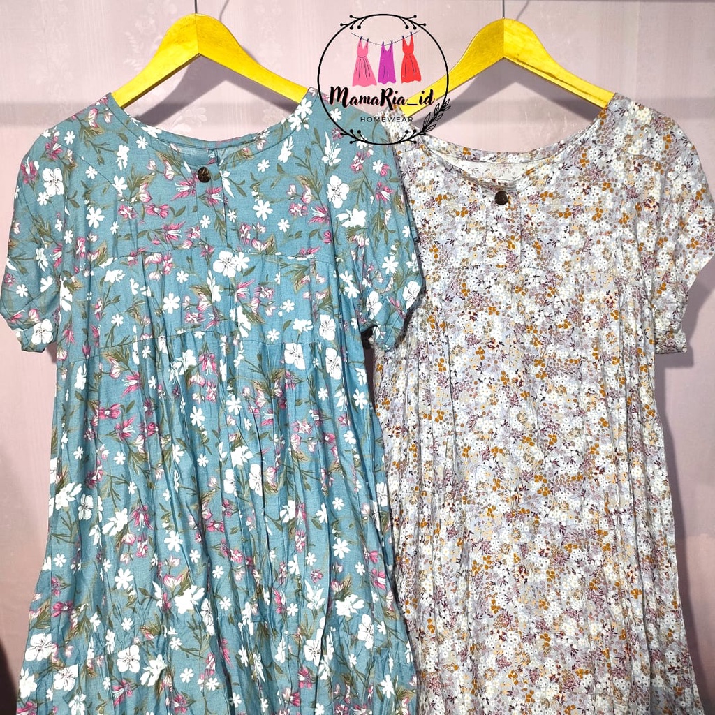 daster kekinian promo daster murah daster sambung biru full obras