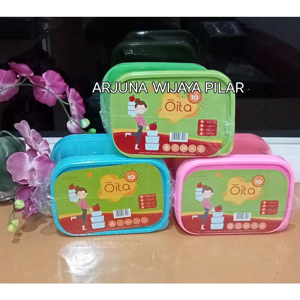 Tempat Makanan / Toples plastik Free BPA isi 10 pcs