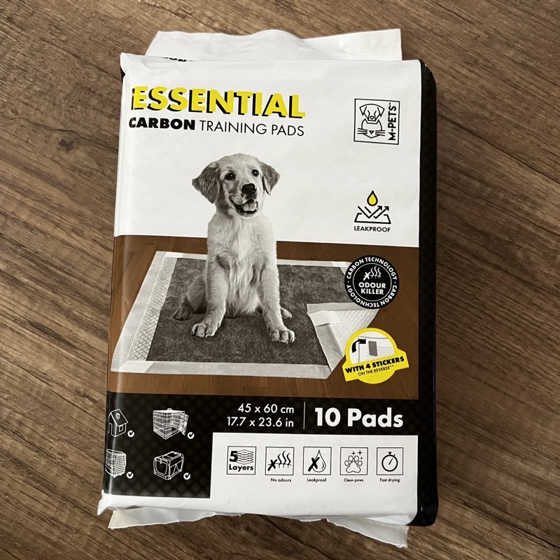 ESSENTIAL CARBON  PEE PAD ANTI SLIP WITH 4 PCS STICKER (ISI 10 PCS)