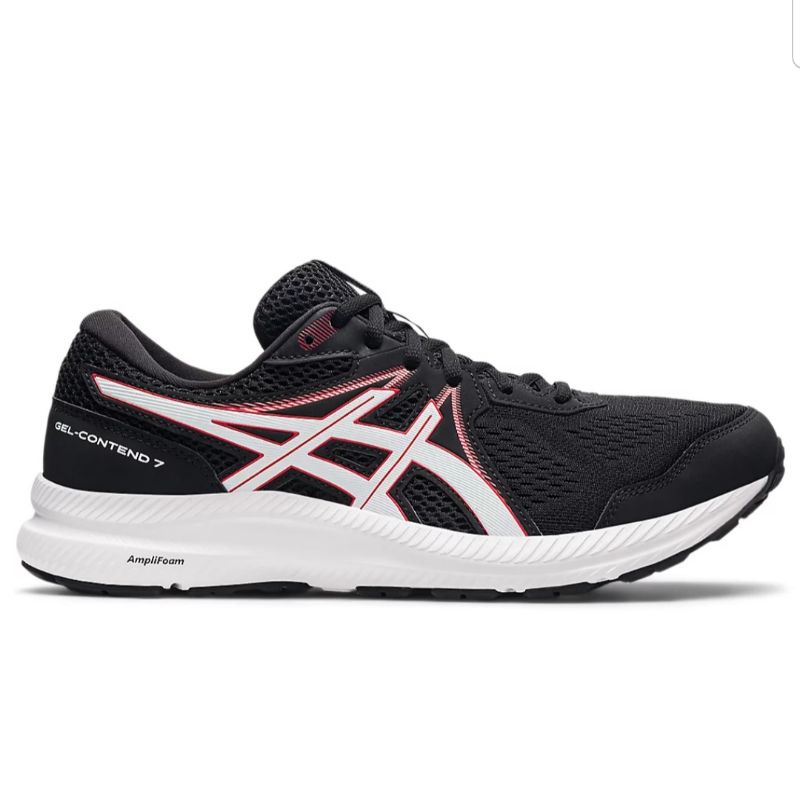 ASICS GEL CONTEND 7 BLACK ELECTRIC RED ORIGINAL