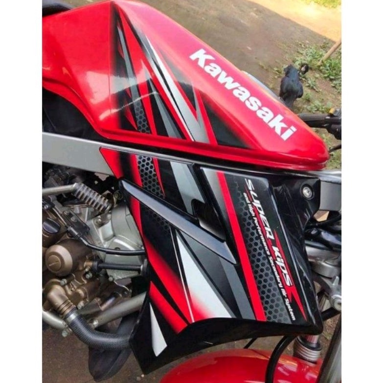 STRIPING STIKER NINJA SS TAHUN 2013 MERAH STIKER NINJA SS MERAH 2013