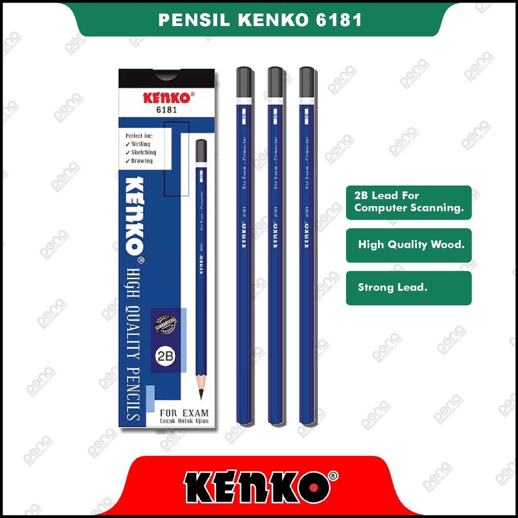 PENSIL KENKO 2B - KENKO 6181 (1PAK)