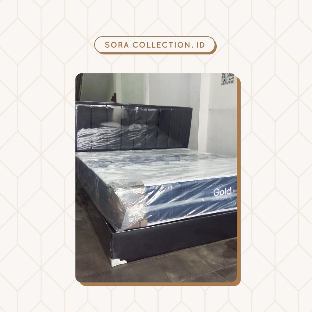 Kasur Springbed Central Gold Uk 180x200 ( Full Set )