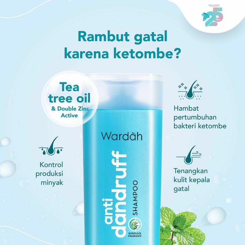 Wardah Anti Dandruff Shampoo 170 ml
