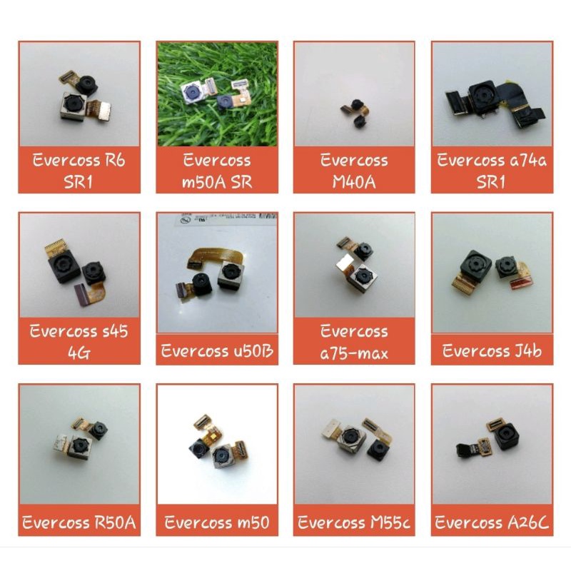 JUAL CEPAT  kamera Camera depan belakang Evercoss r6/m50A/M40A/a74a/s45 4G/u50B/a75-max/J4b/R50A/m50