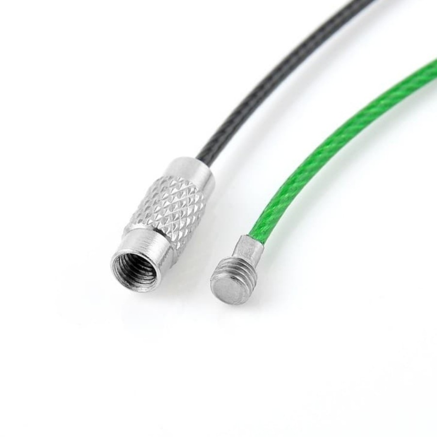 Tali Stainless Steel Carabiner Gantungan Kunci Ties Travel Serbaguna A