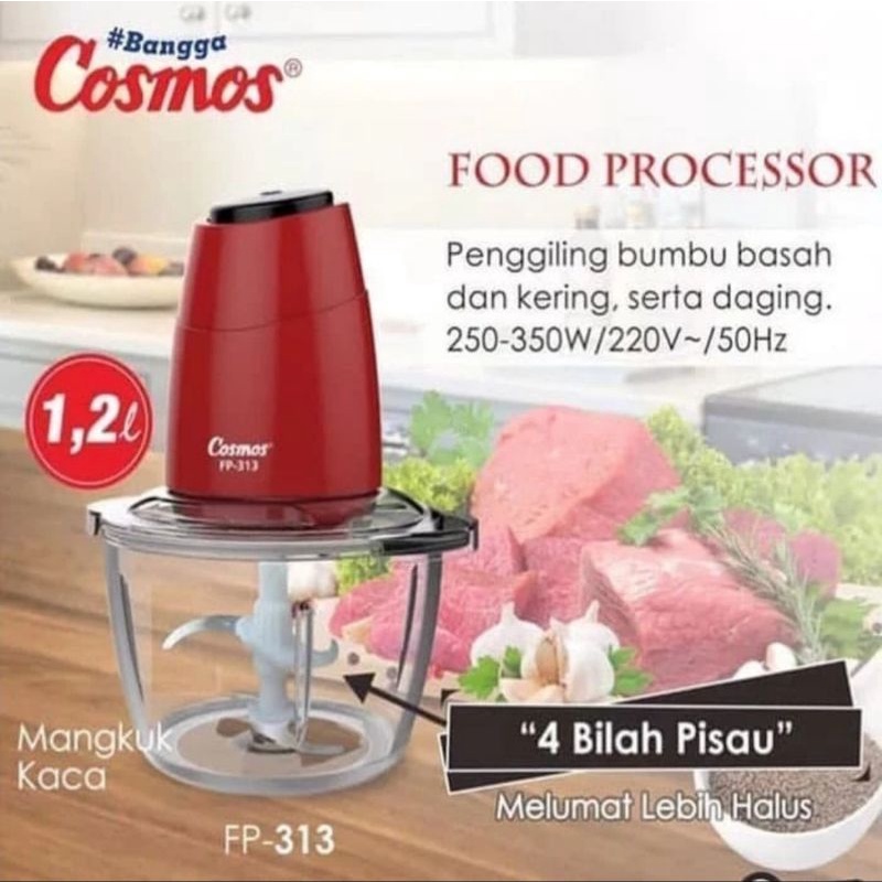 Chopper Cosmos FP-313 Food Processor