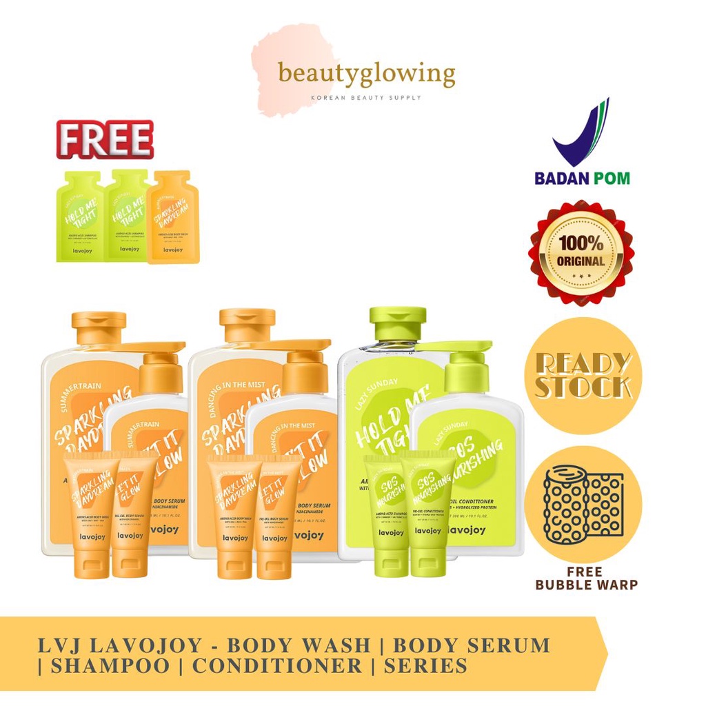 LVJ Lavojoy BODY WASH / BODY SERUM / CONDI / SHAMPOO