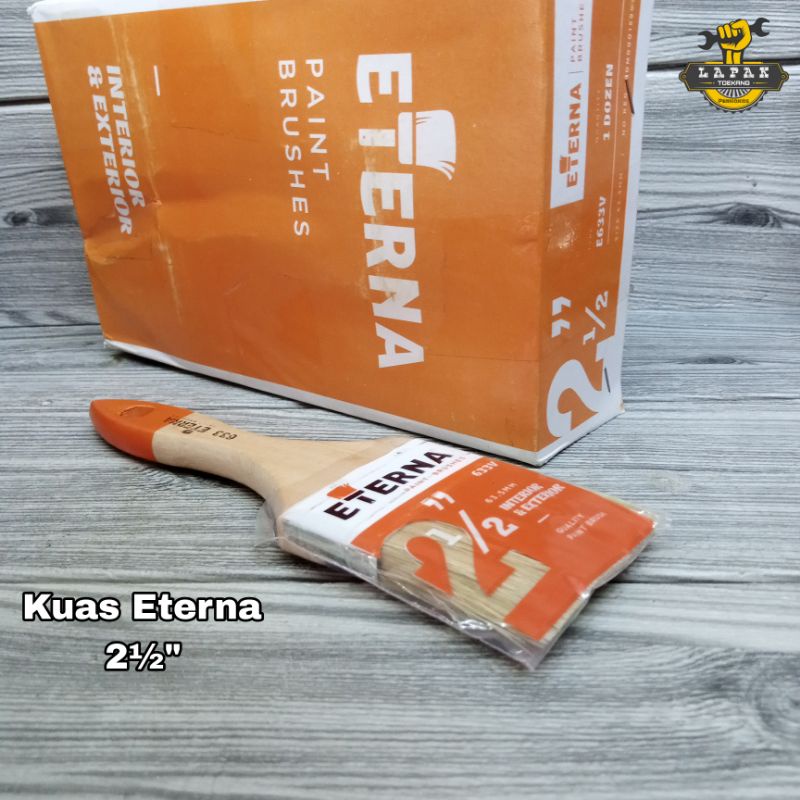 

Kuas Eterna 2½" , Kuas Cat Etherna Kualitas Bagus Uk 2 1/2Inchi