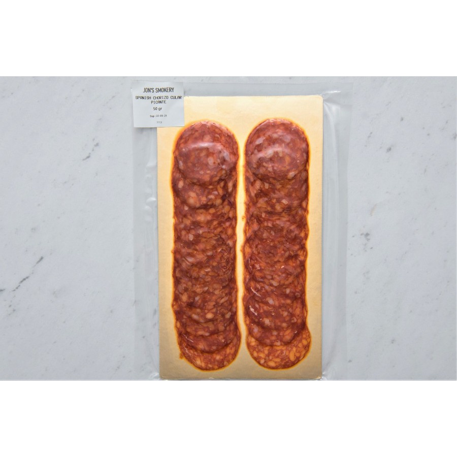 

Spanish Chorizo Cular Picante - 50 gr Packaging