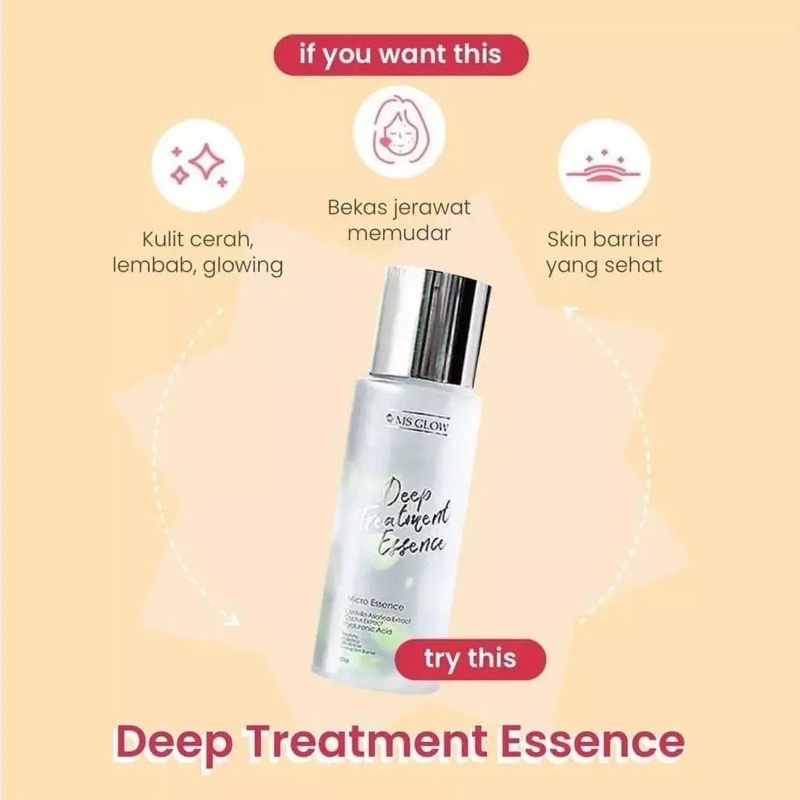 Deep Treatment Essence Ms Glow Original