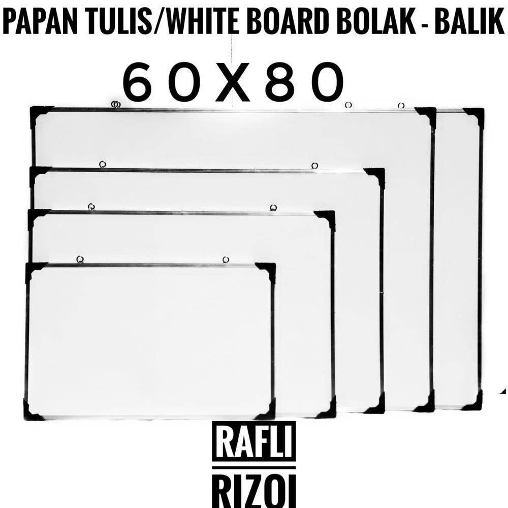 

PRODUK- PAPAN TULIS/WHITEBOARD/ PAPAN TULIS UKURAN 60X80 CM/PAPAN TULIS ANAK/PAPAN TULIS 2 SISI SPIDOL DAN KAPUR RAFLI RIZQI .