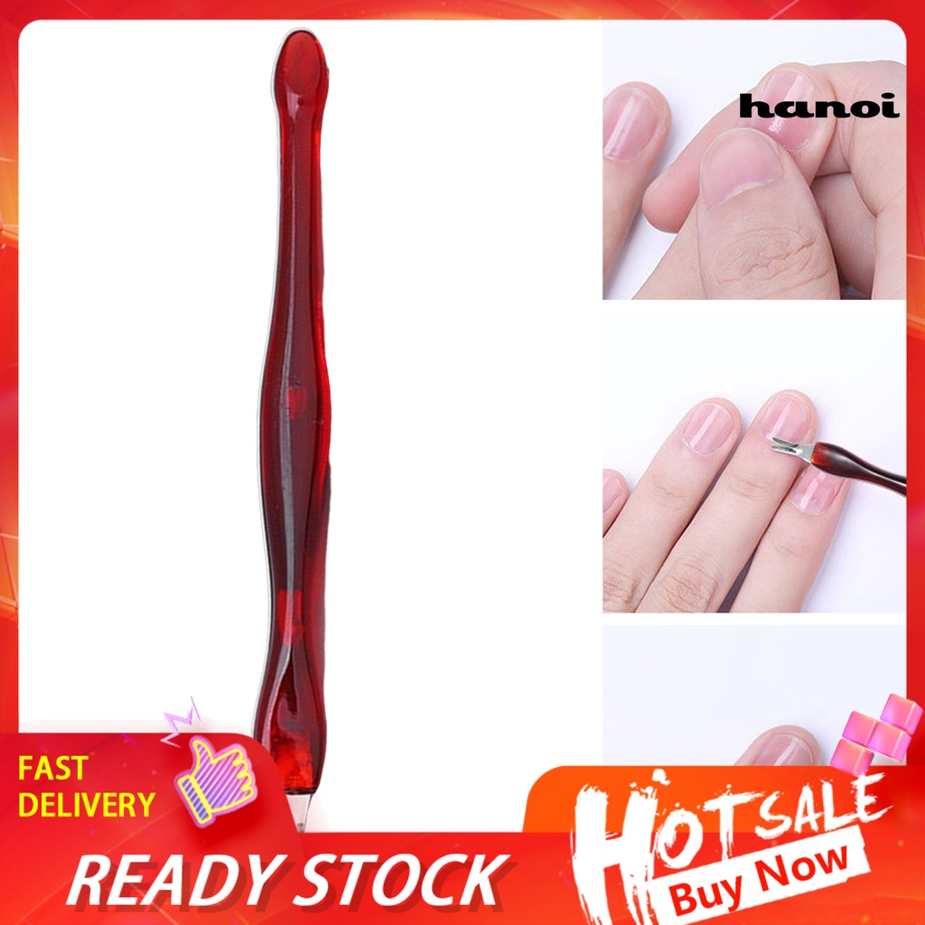 Hnx Garpu Stainless Steel Pembersih Kutikula / Kulit Mati Reusable Untuk Wanita