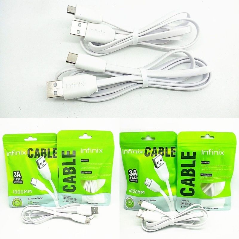 [Barca]Kabel Data Infinix Support Fast Charging Micro USB / TYPE-C