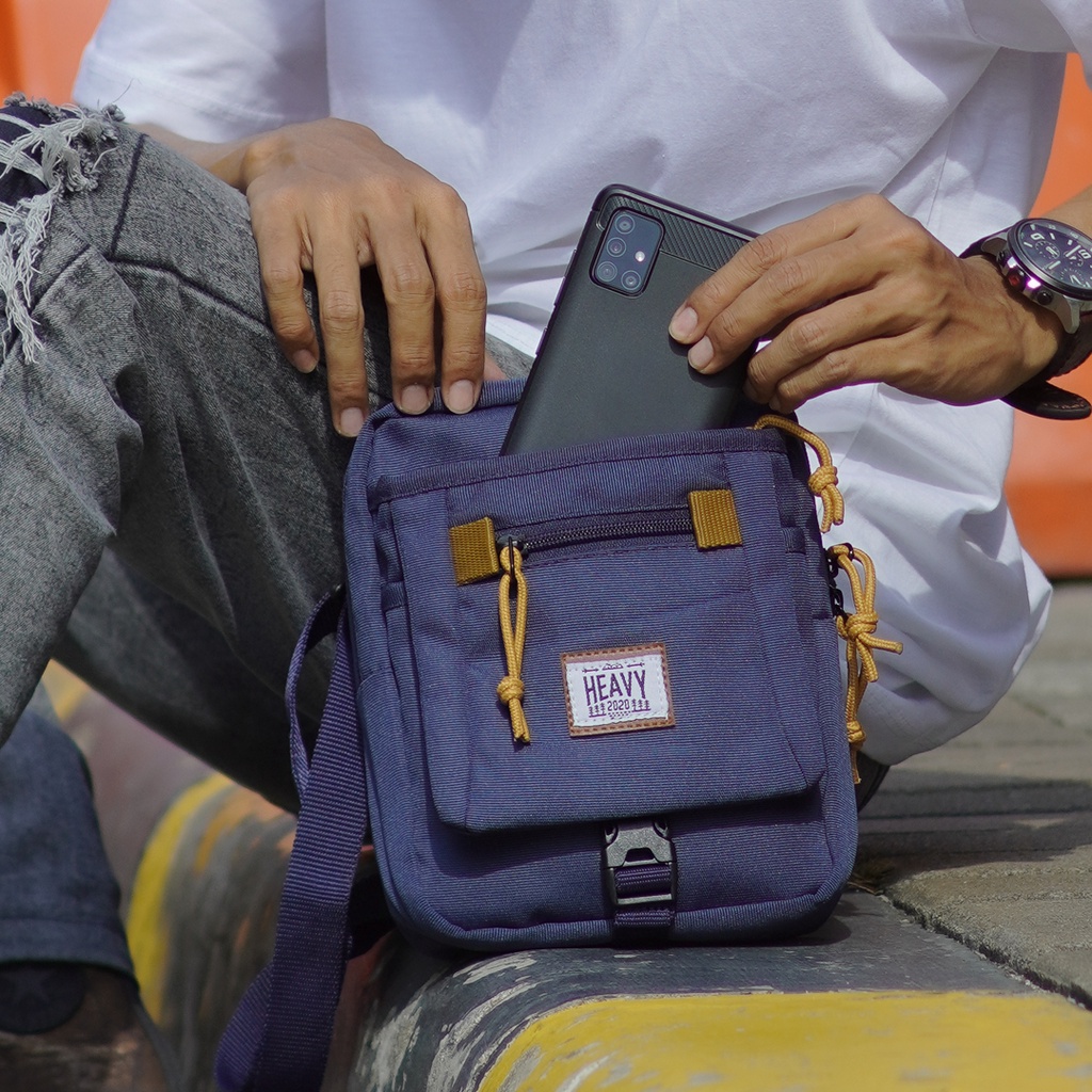 Heavy.bag tas selempang pria traveling - Tas pria heavy - Sling bag heavy original cross body bag ransger