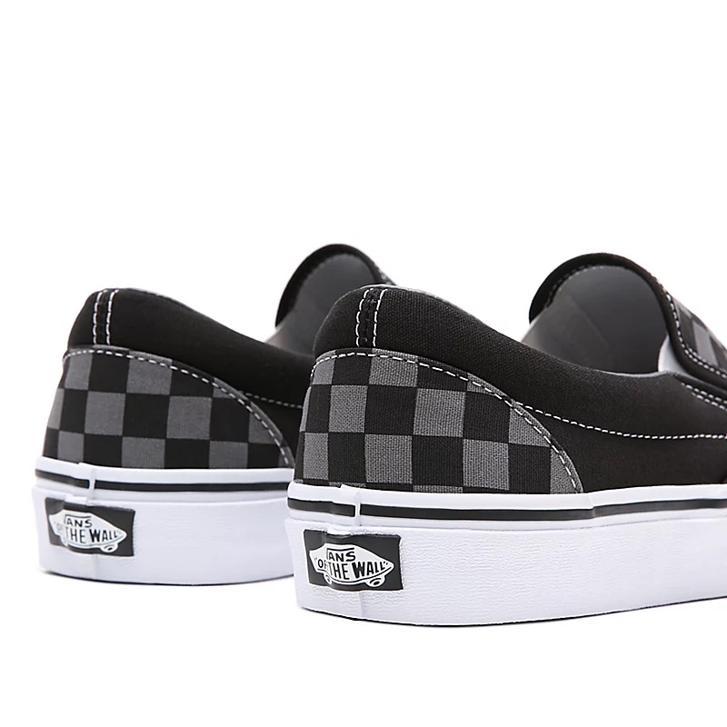 Vans Slip On Black Pewter Checkerboard