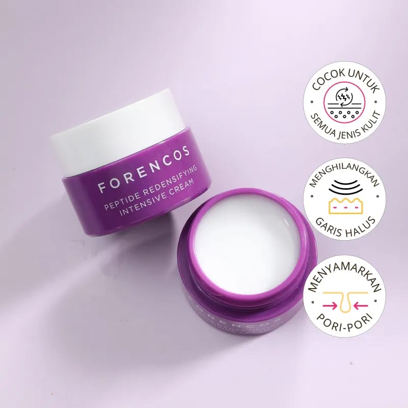 [GRATIS EMAS] Forencos Peptide Cream – Anti Aging untuk Kulit Glowing (10 ml)