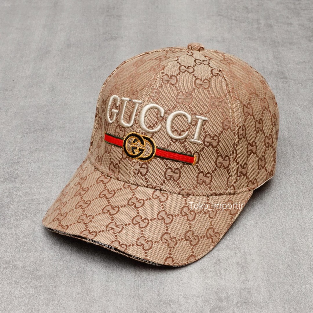 topi Gucci star motif topi pria gucci