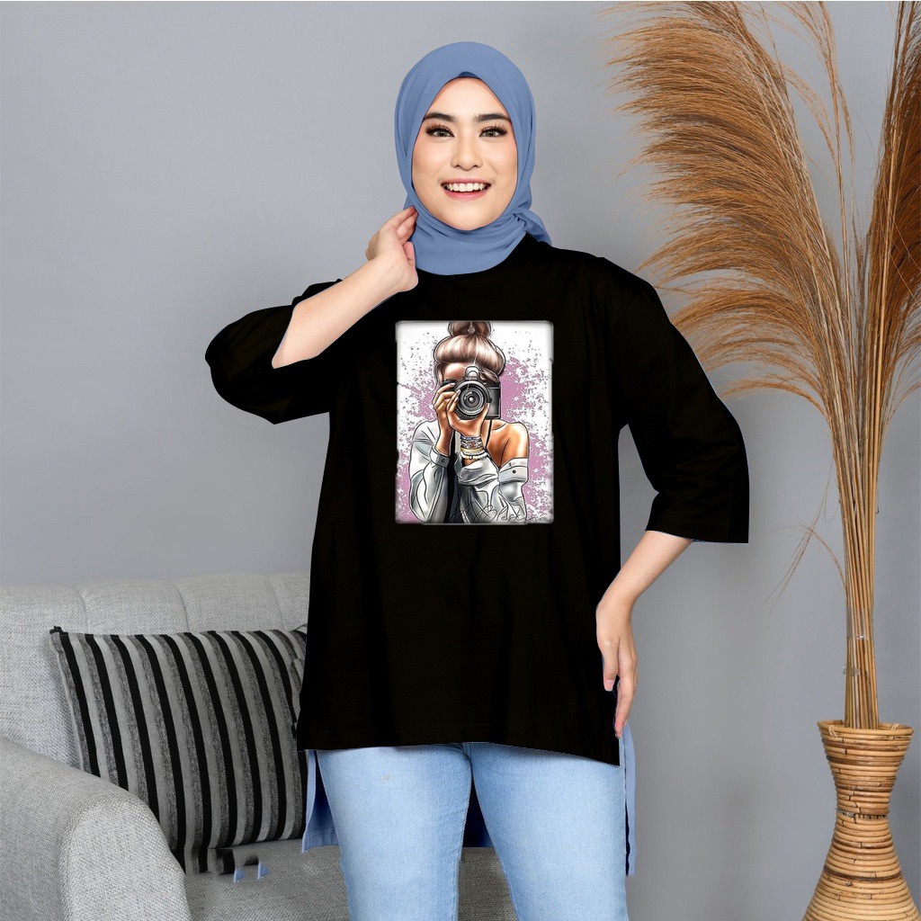 FC - TUNIK BASIC OVERSIZE WANITA HIJAB'S VARIASI 080 DTF