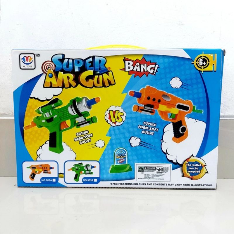 Mainan Nerf Gun Soft Bullet - Pistolan Tembak Tembakan Anak Busa