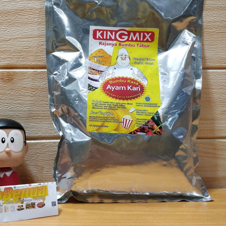 

10.10 FLASH SALE Bumbu Tabur Rasa Ayam Kare 1 KG KINGMIX PREMIUM gas !!