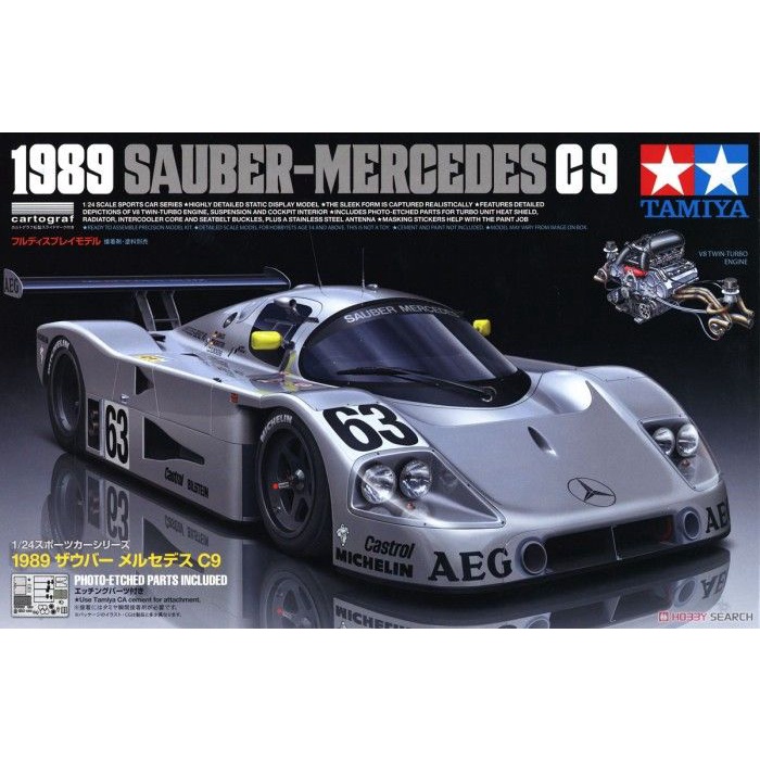 Tamiya 24359 1/24 1989 Sauber Mercedes C9