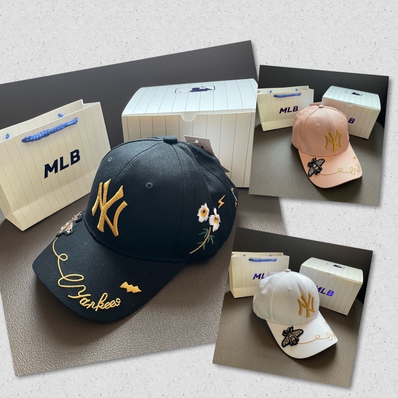 [BISA COD &amp; TERMURAH] TOPI NY MLB BASEBALL CAP NY MLB YANKEES BEE BORDIR / TOPI PRIA / TOPI WANITA / TOPI UNISEX ALLSIZE