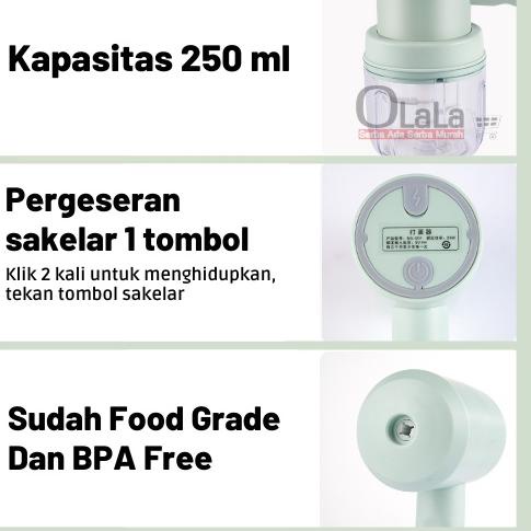 Chekout HAND MIXER BLENDER CHOPPER PORTABLE 3IN1 TUUMYY TM-3312