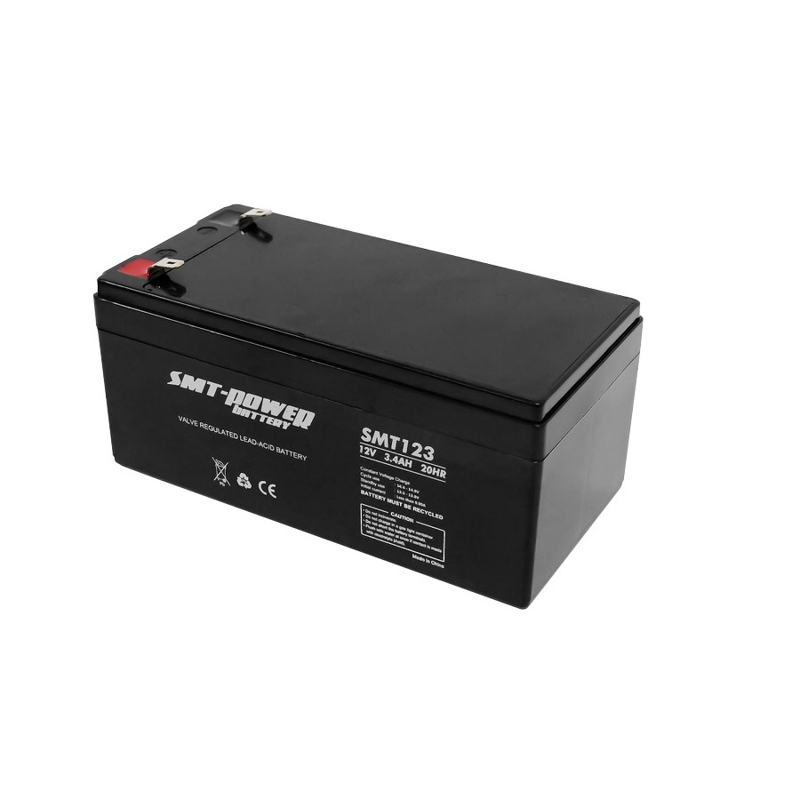 SMTPOWER Aki Baterai Battery VRLA 12V 12v 3,4Ah 12v 3.4Ah 12v 3400mAh