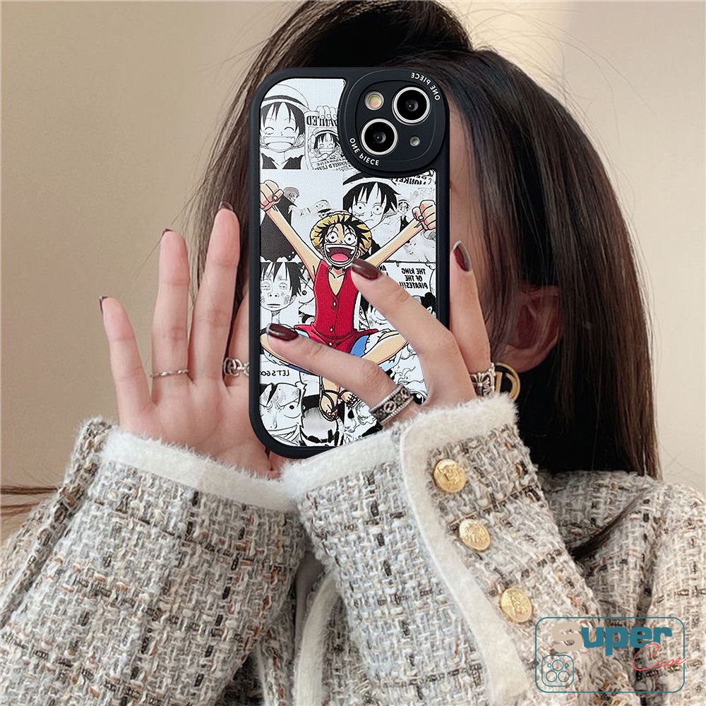 Case POCO F4 X3 NFC M3 Redmi 9A 12C A1 10 9T 9 10C 9C 10A Redmi Note10 10s 11s 8 9 9Pro 9s 10 8 11 Pro Plus Mi 12 11 Lite 11T Kartun Anime Luffy Sauron One Sarung TPU Lembut Piece