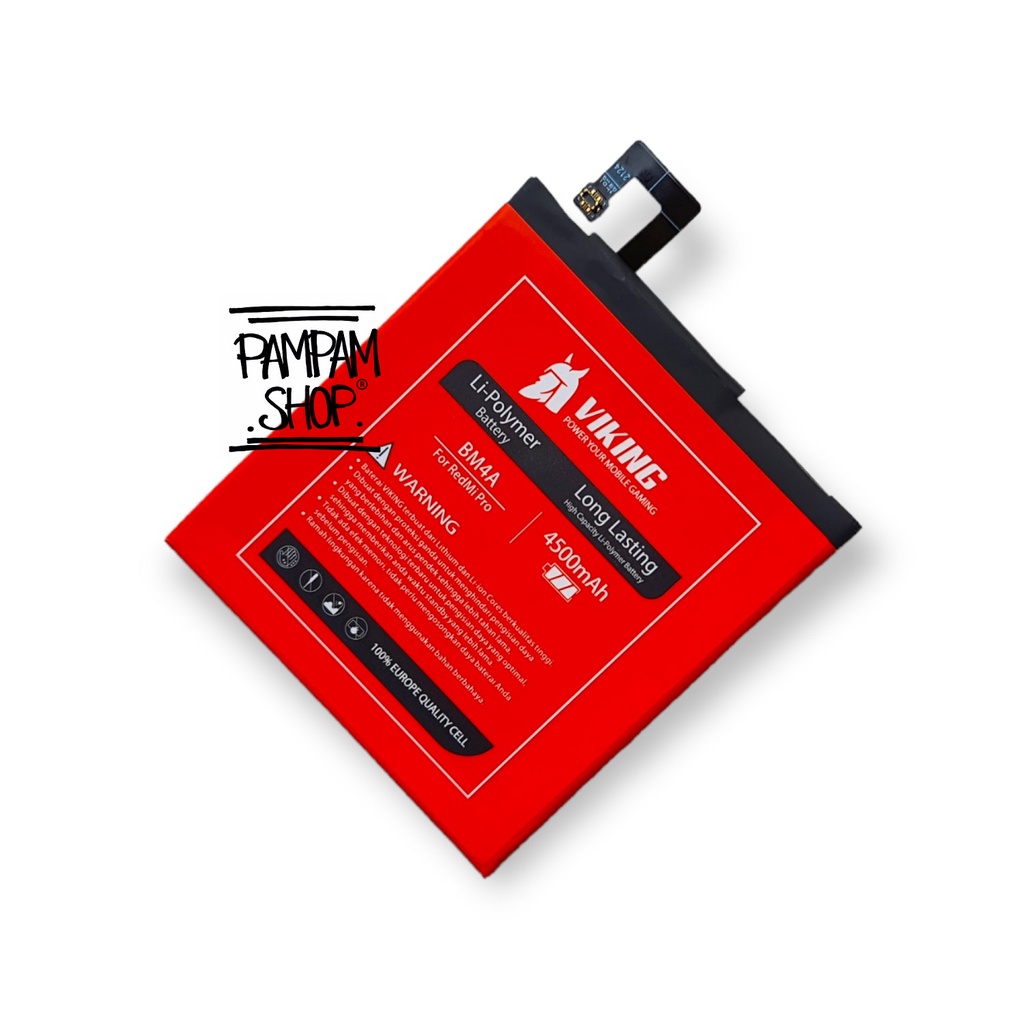 Baterai VIKING Double Power Original XiaoMi Redmi Pro Dual Camera BM4A Batre Batrai Battery BM 4A