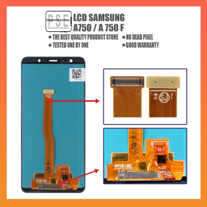 LCD Samsung A7 A750F 2018 Versi OLED Touchscreen Garansi 1 Bulan