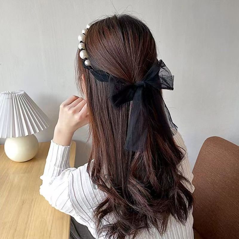 [688.id] Bando Mutiara Besar Tali Kepang untuk Anak Perempuan Wanita Dewasa Fashion Korea BDO 08