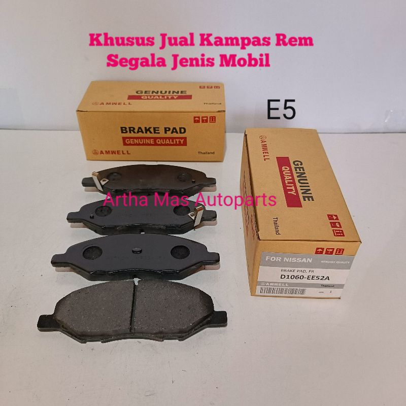 KAMPAS REM DEPAN LIVINA NEW  XGEAR NEW TAHUN 2011-2018 BRAKE PAD LIVINA NEW TAHUN 2011-2018