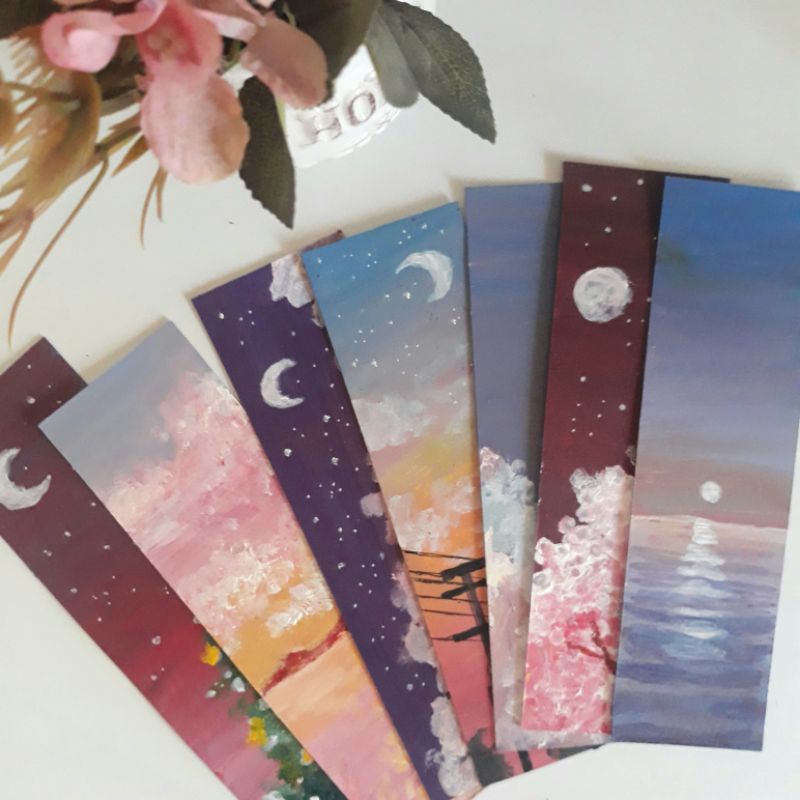 

Bookmark (Pembatas buku) Lukisan tangan