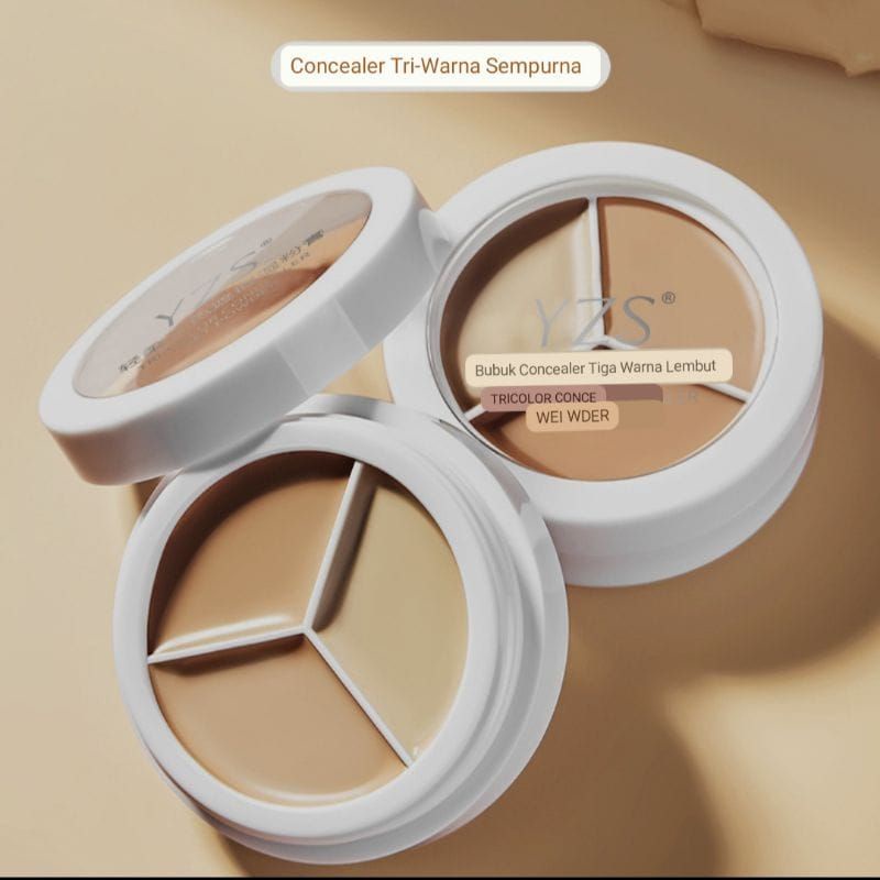 Medan Termurah Longstay 3 Colors Make Up Concealer Multi Function Cream Full Coverage Foundation Moisturizing YZS