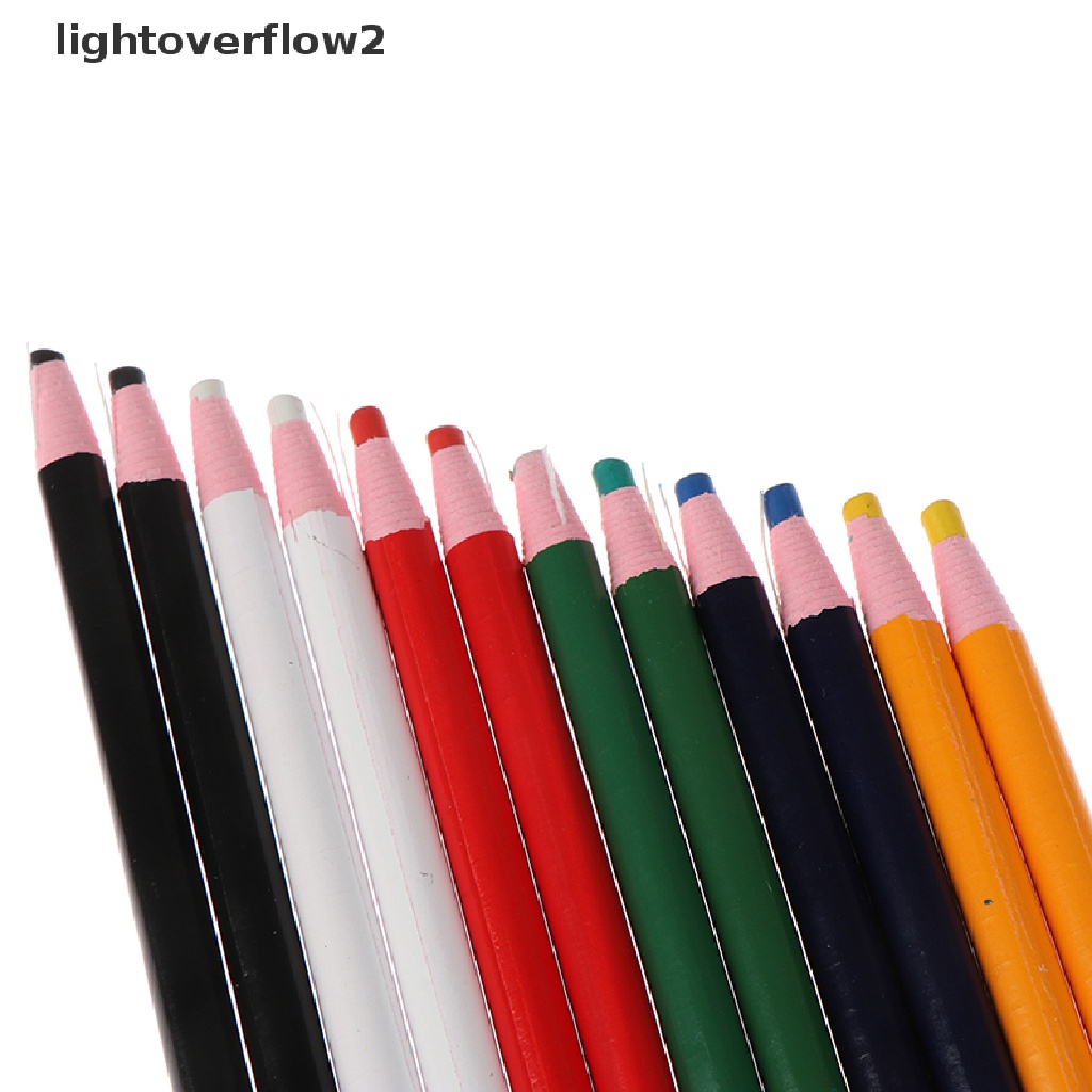 (lightoverflow2) 2pcs Pensil Kapur Penanda Kain Untuk Penjahit