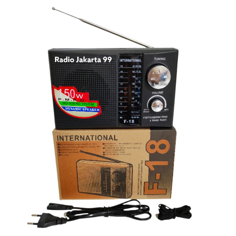 Radio International F-18 Portable 5 Band Radio