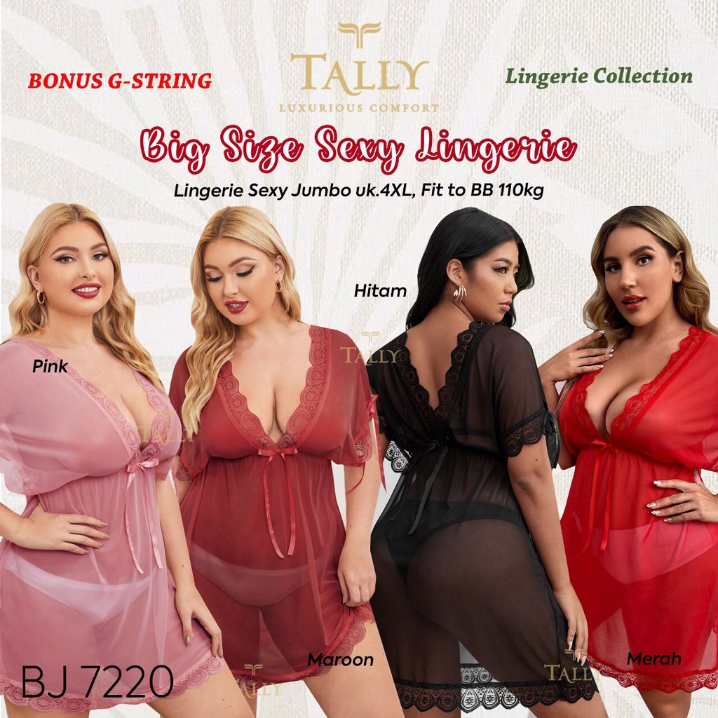 LINGERIE TALLY 7220 SIZE JUMBO