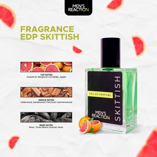 Parfum Men's Reaction Skittish 50ml - Parfume Pria Dengan 3 Aroma Original