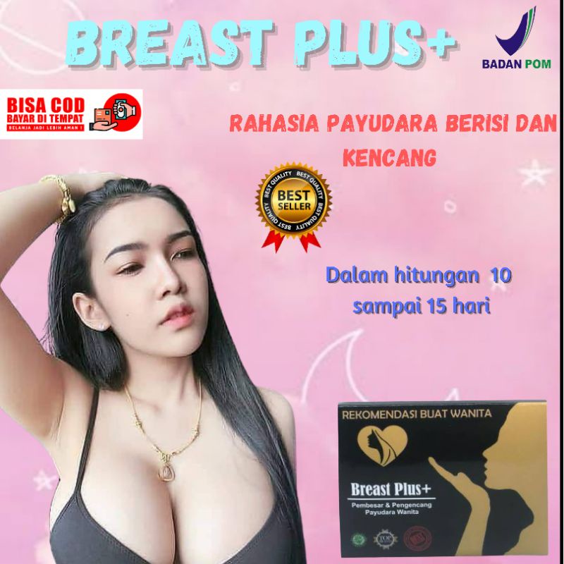 BREAST PLUS + || PEMBESAR & PENGENCANG PAYUDARA || AMPUH 100%