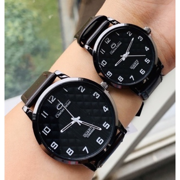 JAM TANGAN COUPLE CHARLES DELON ORI ANTI AIR